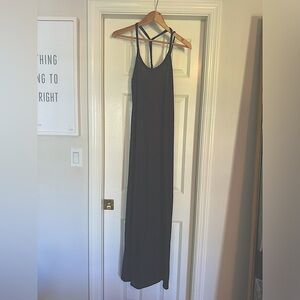 Cha Sor long slip/maxi dress with braided thin straps